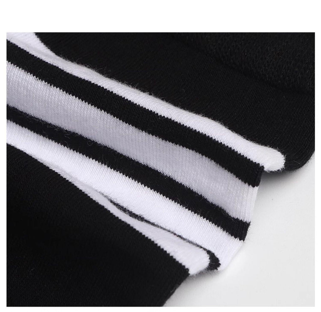 Classic 4-bar cotton socks