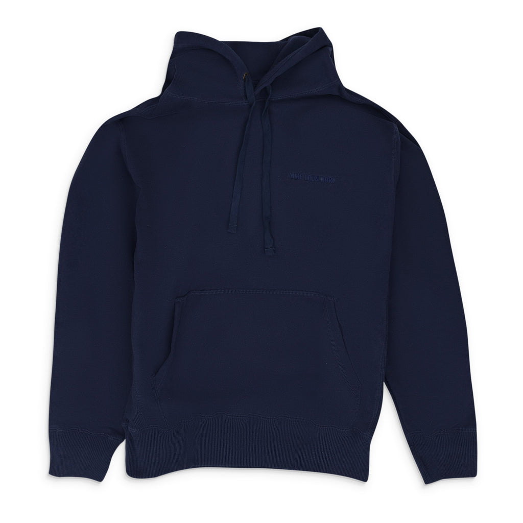 Blue Tonal Logo Hoodie