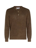 Brunello Cucinelli button-placket ribbed sweater