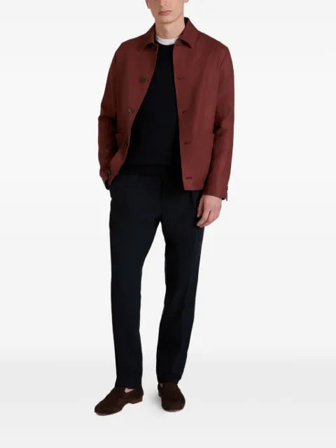 slowear single-breasted blouson jacket
