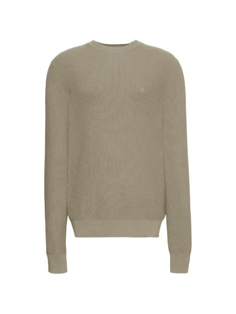 Calvin Klein waffle-knit crew-neck sweater