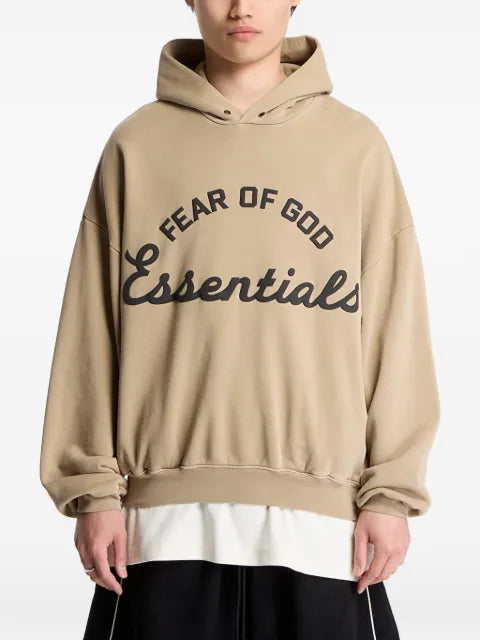 FEAR OF GOD ESSENTIALS logo-print hoodie