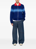 Marni striped zip-up cardigan