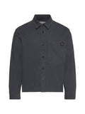 Calvin Klein logo-patch button-up jacket