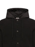 Moncler wool & cashmere blend hoodie