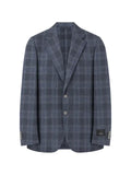 Tombolini check-pattern single-breasted blazer