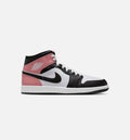 Air Jordan 1 Mid Men's Sneakers - White/Rust Pink/Black