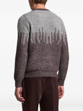 Peserico ribbed-knit two-tone sweater