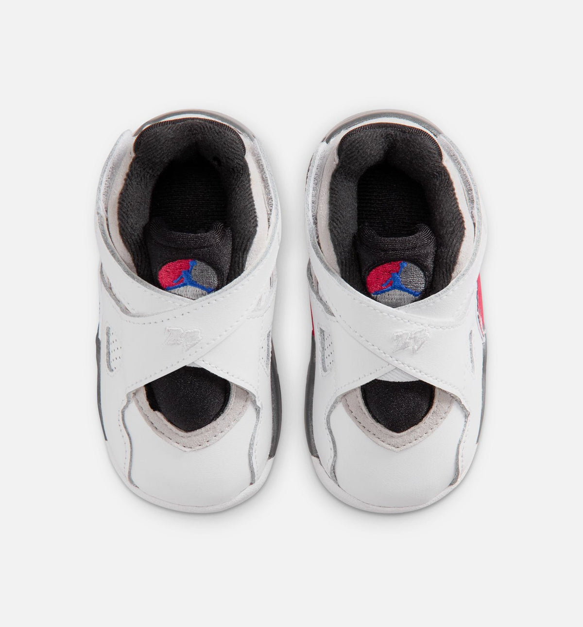 Air Jordan 8 Retro White and True Red Infant/Toddler Lifestyle Shoe – White/Black/True Red