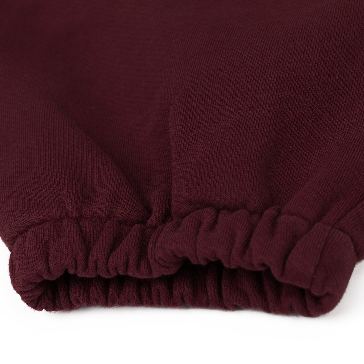 Maroon Mono Wreath Sweatpants 'Beet Root'