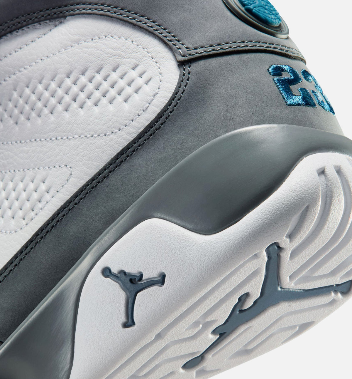 Air Jordan 9 Retro Flint Grey and French Blue Men's Sneakers
