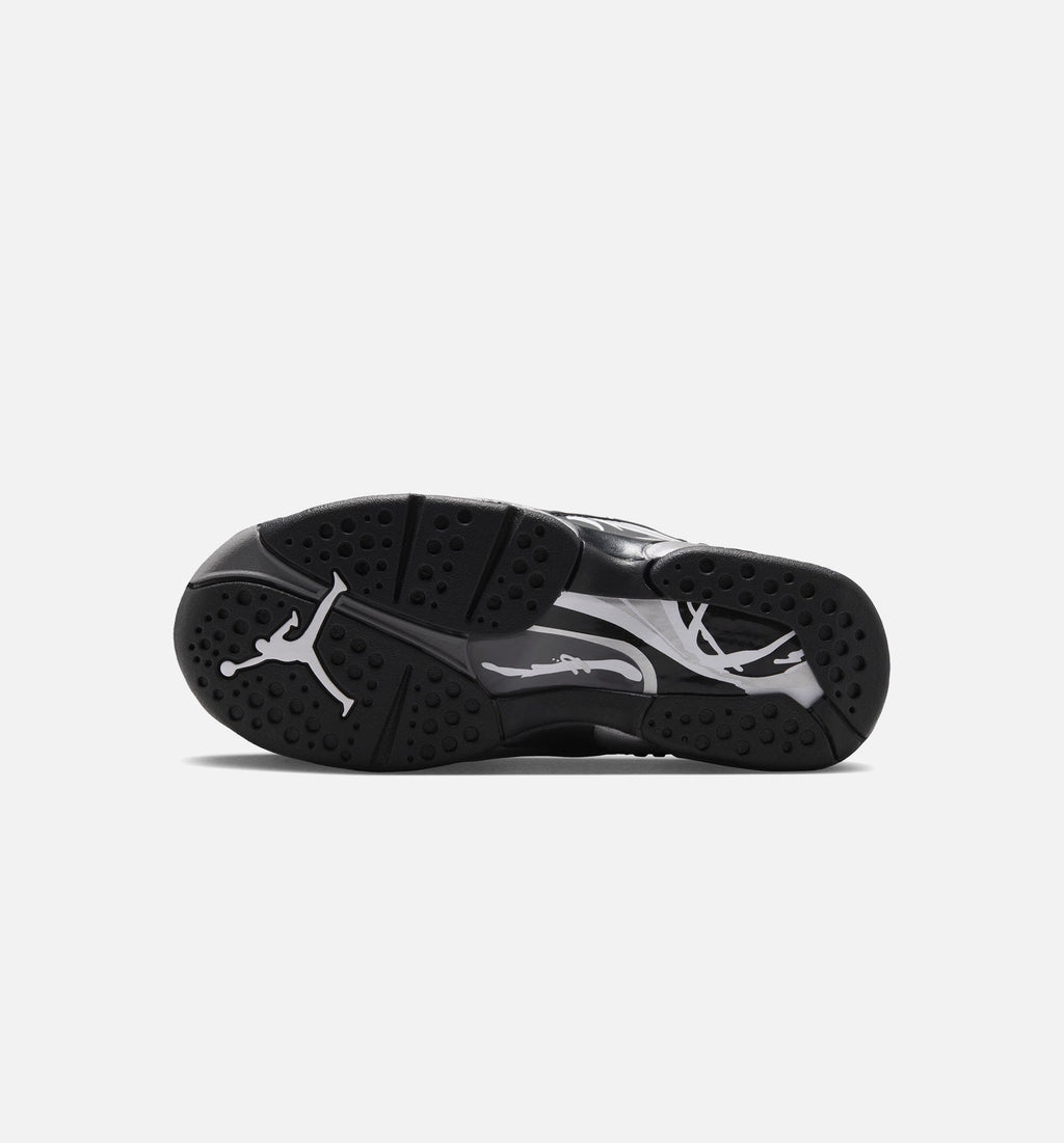 Air Jordan 8 Retro Chrome Black and Light Graphite Grade School Lifestyle Shoe