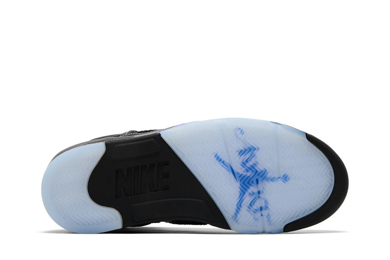 Awake NY x Air Jordan 5 Retro 'Boro – Racer Blue' – Queens Pride on a Fighter Jet Silhouette