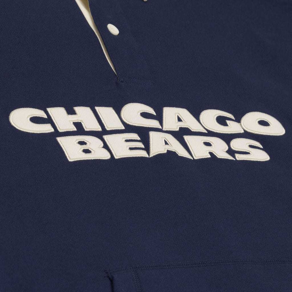 M&N NFL Chicago Bears Retro Roots French Terry Fleece Polo