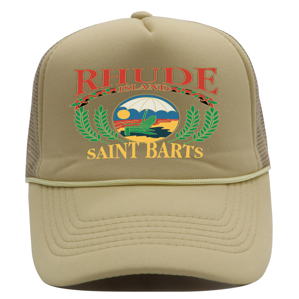 Rhude Hat Couple Sun Hat Fashion Casual Baseball Cap