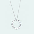 TIFFANY SINGLE RING NECKLACE CHAIN LENGTH