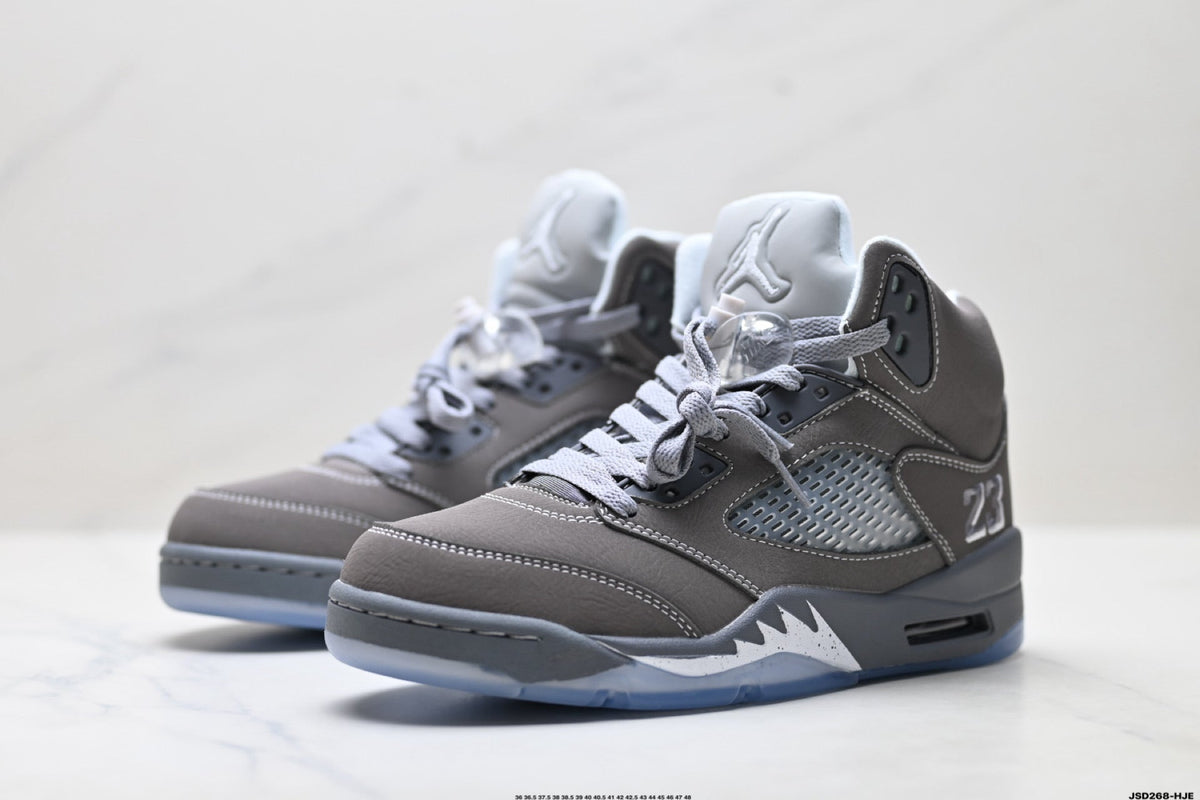 Air Jordan 5 Retro Cool Grey Silver Sneakers