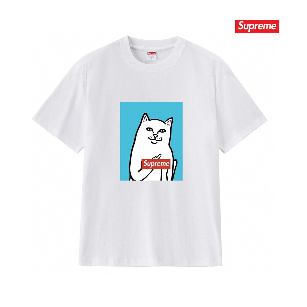 Supreme Cat Graphic Short-Sleeve T-Shirt