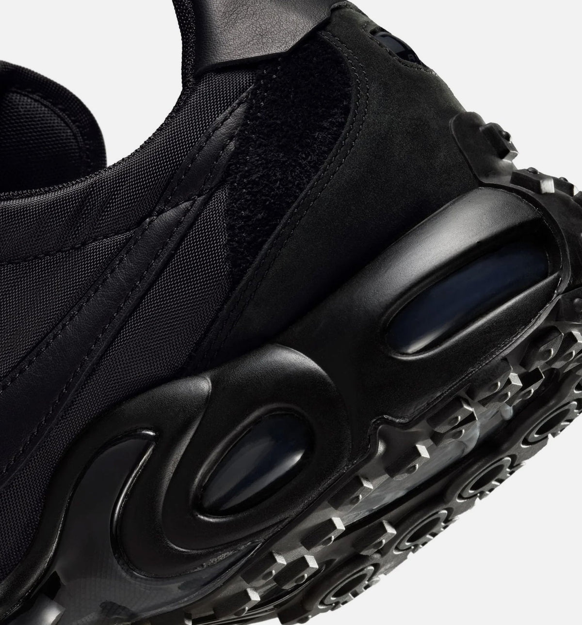 Nike Air Max Waffle Black and Anthracite Men's Shoes - Black