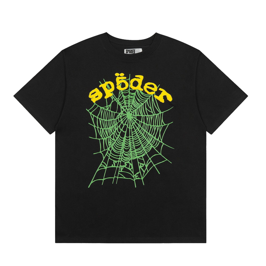 Sp5der Spiderweb Graphic Short-Sleeve T-Shirt