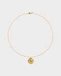 MONICA VINADER Initial S Stamp 18ct Yellow Gold Vermeil Necklace(Gold)