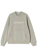 CARHARTT WIP PAINTER SWEAT Shady Green destroy Wash / Splatter