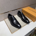 Louis Vuitton Men's Crocodile-Embossed Lace-Up Dress Shoes