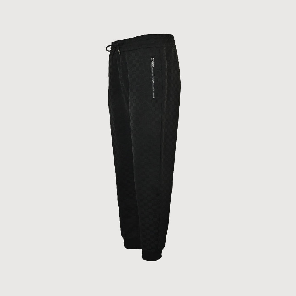 Louis Vuitton LV Logo Damier Pocket Zip Jogger Pants Black